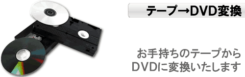 テープからDVD変換（DVDコピー）